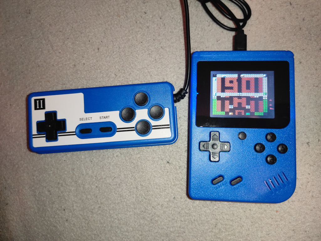 NES emulator handheld