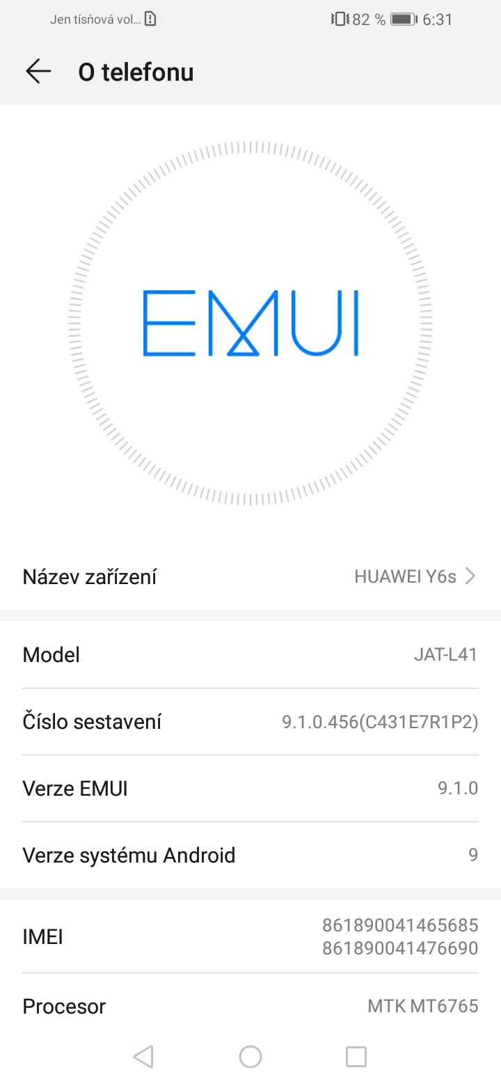 Huawei Y6S