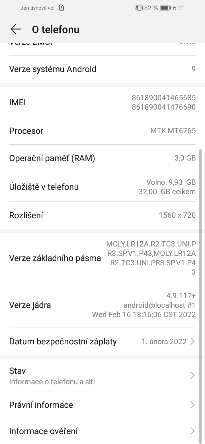 Huawei Y6S