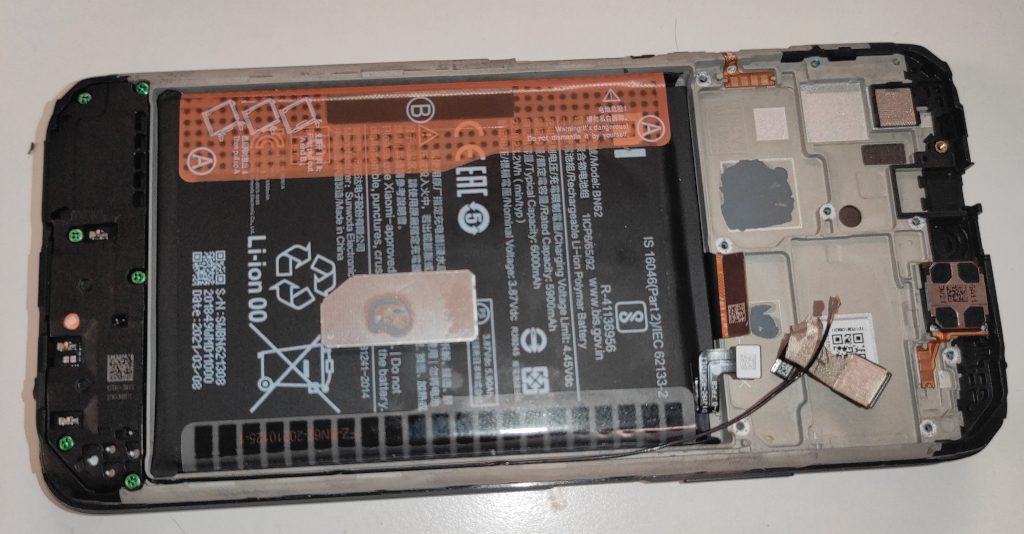 Poco M3 diassembly