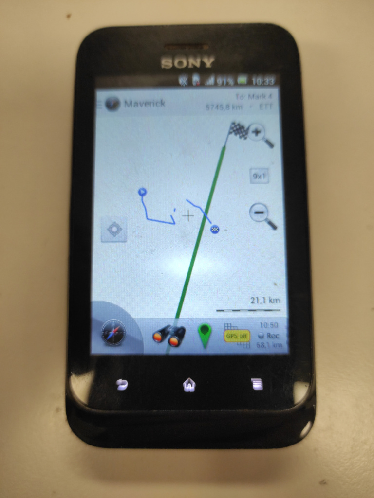 Sony Xperia Tipo - Maverick navigation